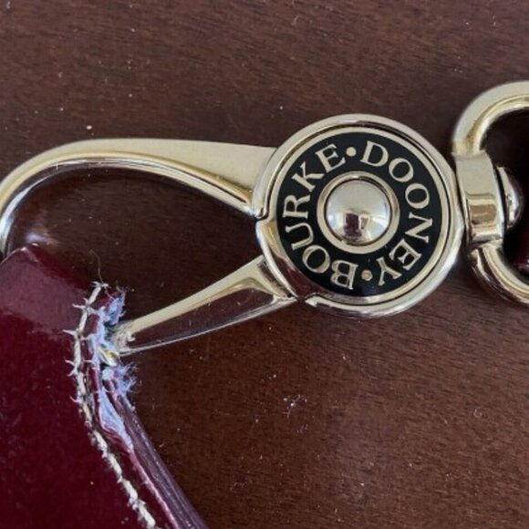 DOONEY & BOURKE Red Patent Leather Shoulder Handbag - Excellent - Picture 5 of 5